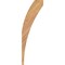 Ekena Millwork 3 1/2"W x 6"D x 18"H Thorton Smooth Knee Brace, Western Red Cedar BRC04X06X18THR00SWR - alternate 4